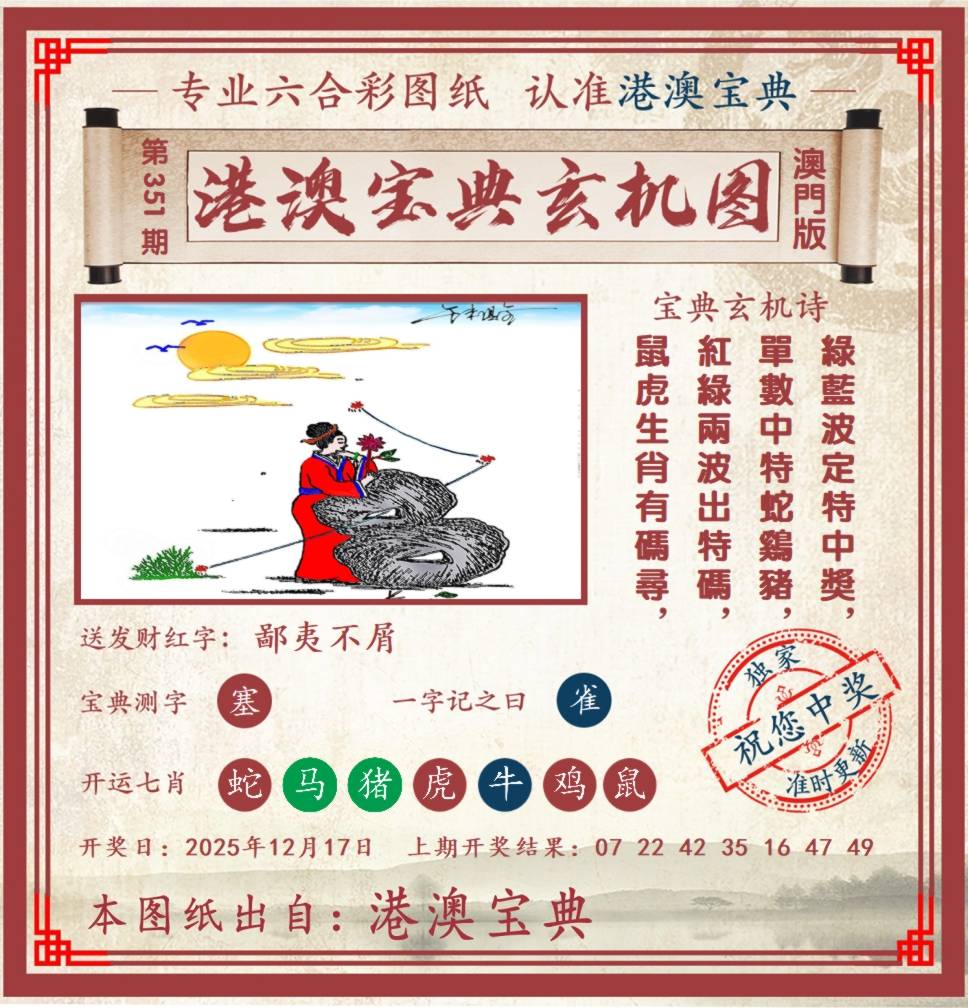 港澳宝典玄机图