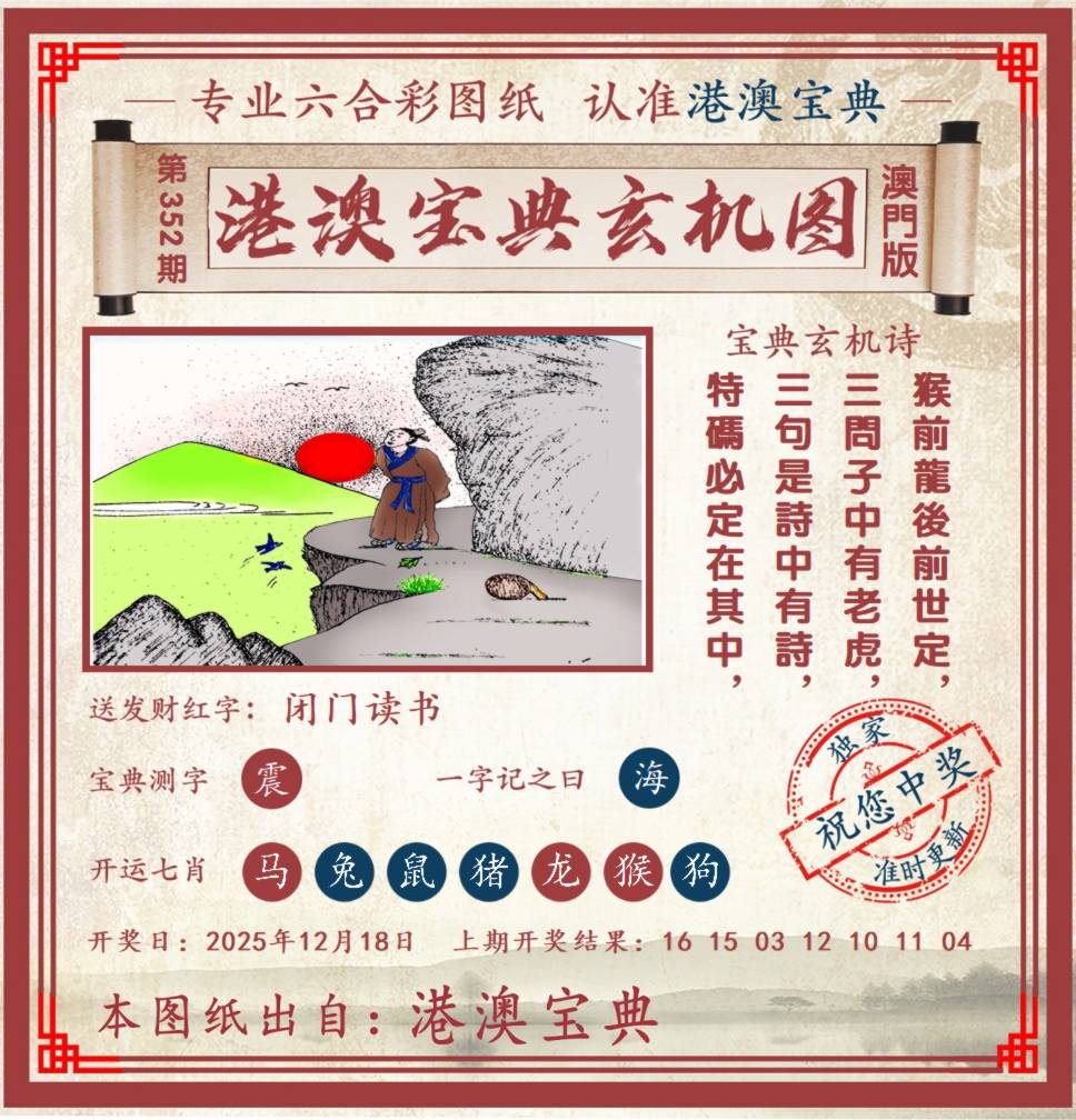 港澳宝典玄机图