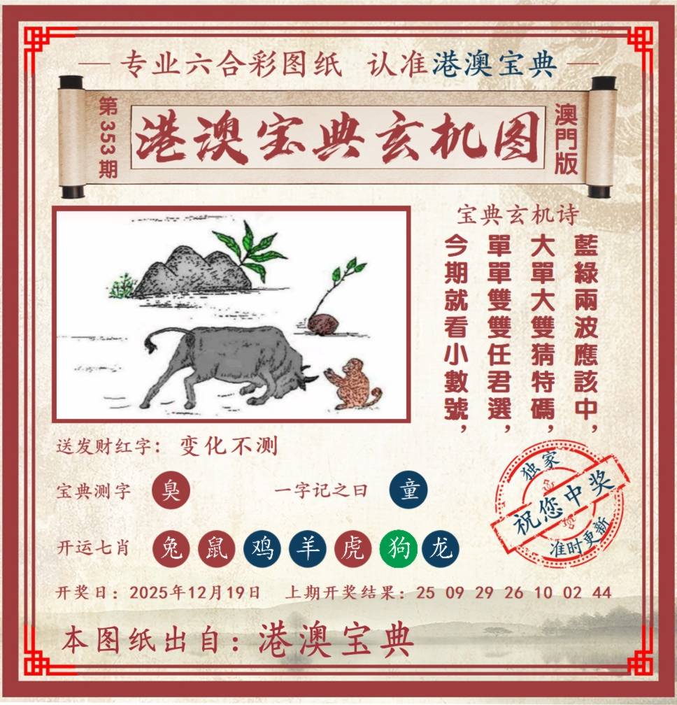 港澳宝典玄机图